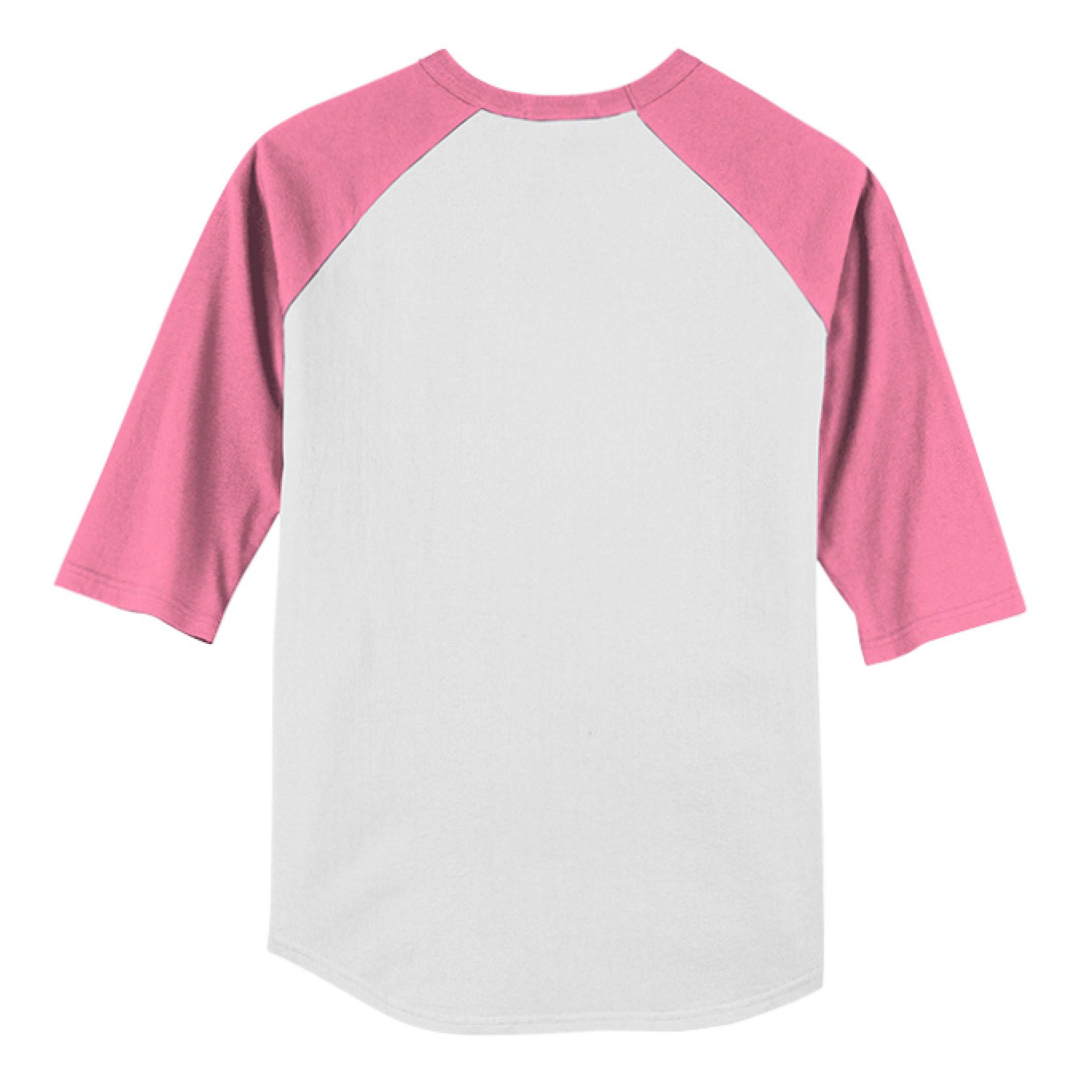 WHITE / BRIGHT PINK - BACK